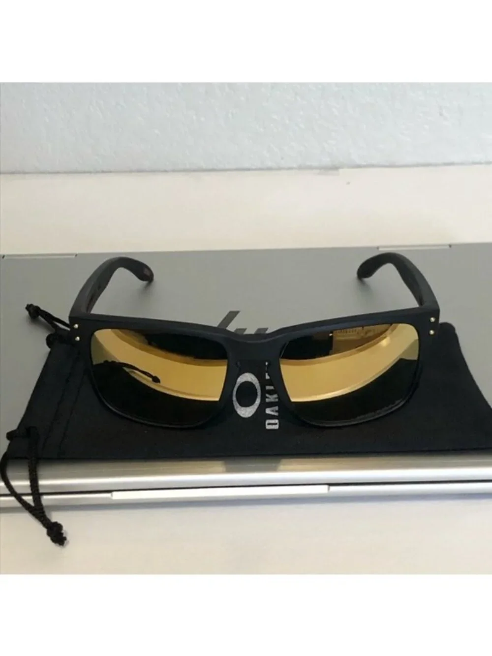 POLARIZED OAKLEY Holbrook Prizm 24k Sunglasses - Picture 3 of 9